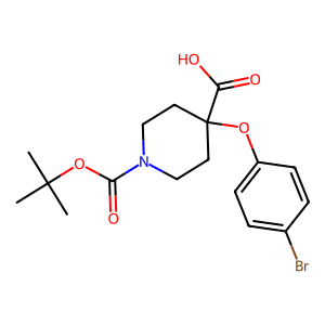 4-(4-Bromophenoxy)-1-(tert-butoxycarbonyl)piperidine-4-carboxylic acid