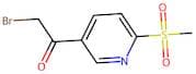 2-Bromo-1-(6-methanesulfonylpyridin-3-yl)ethan-1-one