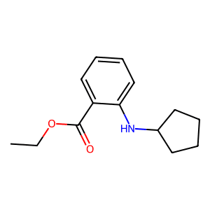 Ethyl 2-(cyclopentylamino)benzoate