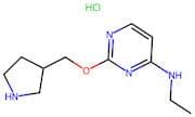 N-Ethyl-2-(pyrrolidin-3-ylmethoxy)pyrimidin-4-amine hydrochloride