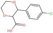 3-(4-Chlorophenyl)-1,4-dioxane-2-carboxylic acid
