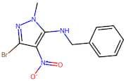N-Benzyl-3-bromo-1-methyl-4-nitro-1H-pyrazol-5-amine