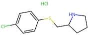 2-(((4-Chlorophenyl)thio)methyl)pyrrolidine hydrochloride