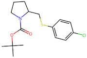 tert-Butyl 2-(((4-chlorophenyl)thio)methyl)pyrrolidine-1-carboxylate
