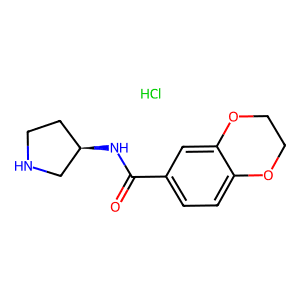 (R)-N-(Pyrrolidin-3-yl)-2,3-dihydrobenzo[b][1,4]dioxine-6-carboxamide hydrochloride
