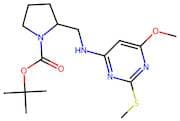 tert-Butyl 2-(((6-methoxy-2-(methylthio)pyrimidin-4-yl)amino)methyl)pyrrolidine-1-carboxylate