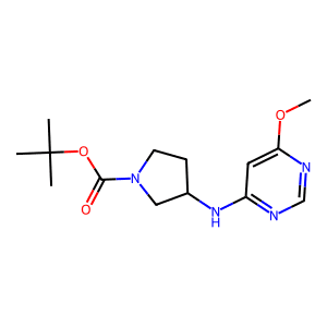 tert-Butyl 3-((6-methoxypyrimidin-4-yl)amino)pyrrolidine-1-carboxylate