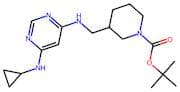 tert-Butyl 3-(((6-(cyclopropylamino)pyrimidin-4-yl)amino)methyl)piperidine-1-carboxylate