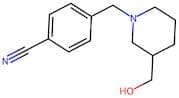 4-((3-(Hydroxymethyl)piperidin-1-yl)methyl)benzonitrile