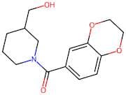(2,3-Dihydrobenzo[b][1,4]dioxin-6-yl)(3-(hydroxymethyl)piperidin-1-yl)methanone
