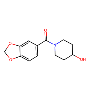Benzo[d][1,3]dioxol-5-yl(4-hydroxypiperidin-1-yl)methanone