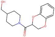 (2,3-Dihydrobenzo[b][1,4]dioxin-2-yl)(4-(hydroxymethyl)piperidin-1-yl)methanone