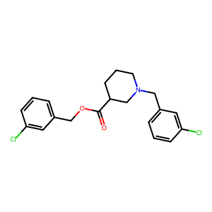 3-Chlorobenzyl 1-(3-chlorobenzyl)piperidine-3-carboxylate