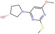 (R)-1-(6-Methoxy-2-(methylthio)pyrimidin-4-yl)pyrrolidin-3-ol