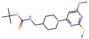 tert-Butyl ((1-(6-methoxy-2-(methylthio)pyrimidin-4-yl)piperidin-4-yl)methyl)carbamate