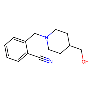 2-((4-(Hydroxymethyl)piperidin-1-yl)methyl)benzonitrile