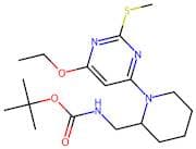 tert-Butyl ((1-(6-ethoxy-2-(methylthio)pyrimidin-4-yl)piperidin-2-yl)methyl)carbamate