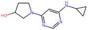 1-(6-(Cyclopropylamino)pyrimidin-4-yl)pyrrolidin-3-ol