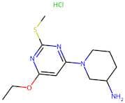 1-(6-Ethoxy-2-(methylthio)pyrimidin-4-yl)piperidin-3-amine hydrochloride