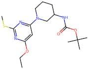 tert-Butyl (1-(6-ethoxy-2-(methylthio)pyrimidin-4-yl)piperidin-3-yl)carbamate