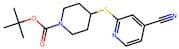 tert-Butyl 4-((4-cyanopyridin-2-yl)thio)piperidine-1-carboxylate