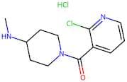 (2-Chloropyridin-3-yl)(4-(methylamino)piperidin-1-yl)methanone hydrochloride