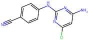 4-((4-Amino-6-chloropyrimidin-2-yl)amino)benzonitrile