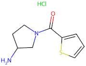 (3-Aminopyrrolidin-1-yl)(thiophen-2-yl)methanone hydrochloride
