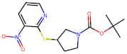 (R)-tert-Butyl 3-((3-nitropyridin-2-yl)thio)pyrrolidine-1-carboxylate