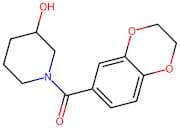 (2,3-Dihydrobenzo[b][1,4]dioxin-6-yl)(3-hydroxypiperidin-1-yl)methanone