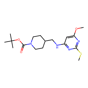 tert-Butyl 4-(((6-methoxy-2-(methylthio)pyrimidin-4-yl)amino)methyl)piperidine-1-carboxylate