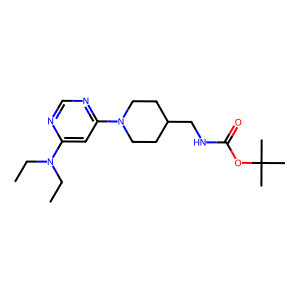 tert-Butyl ((1-(6-(diethylamino)pyrimidin-4-yl)piperidin-4-yl)methyl)carbamate