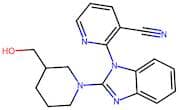 2-(2-(3-(Hydroxymethyl)piperidin-1-yl)-1H-benzo[d]imidazol-1-yl)nicotinonitrile