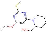 (1-(6-Ethoxy-2-(methylthio)pyrimidin-4-yl)piperidin-2-yl)methanol