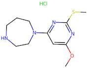 1-(6-Methoxy-2-(methylthio)pyrimidin-4-yl)-1,4-diazepane hydrochloride