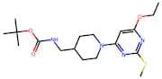 tert-Butyl ((1-(6-ethoxy-2-(methylthio)pyrimidin-4-yl)piperidin-4-yl)methyl)carbamate