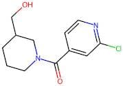 (2-Chloropyridin-4-yl)(3-(hydroxymethyl)piperidin-1-yl)methanone
