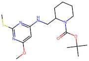 tert-Butyl 2-(((6-methoxy-2-(methylthio)pyrimidin-4-yl)amino)methyl)piperidine-1-carboxylate