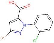 3-Bromo-1-(2-chlorophenyl)-1H-pyrazole-5-carboxylic acid