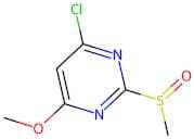 4-Chloro-6-methoxy-2-(methylsulfinyl)pyrimidine