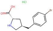 (2S,4R)-4-(4-Bromobenzyl)pyrrolidine-2-carboxylic acid hydrochloride
