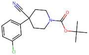 tert-Butyl 4-(3-chlorophenyl)-4-cyanopiperidine-1-carboxylate