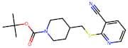 tert-Butyl 4-(((3-cyanopyridin-2-yl)thio)methyl)piperidine-1-carboxylate