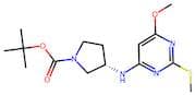 (S)-tert-Butyl 3-((6-methoxy-2-(methylthio)pyrimidin-4-yl)amino)pyrrolidine-1-carboxylate