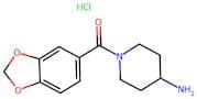 (4-Aminopiperidin-1-yl)(benzo[d][1,3]dioxol-5-yl)methanone hydrochloride