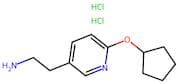 2-(6-(Cyclopentyloxy)pyridin-3-yl)ethanamine dihydrochloride