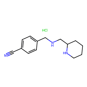 4-(((Piperidin-2-ylmethyl)amino)methyl)benzonitrile hydrochloride