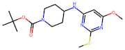 tert-Butyl 4-((6-methoxy-2-(methylthio)pyrimidin-4-yl)amino)piperidine-1-carboxylate
