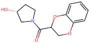 (2,3-Dihydrobenzo[b][1,4]dioxin-2-yl)((R)-3-hydroxypyrrolidin-1-yl)methanone