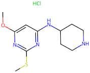 6-Methoxy-2-(methylthio)-N-(piperidin-4-yl)pyrimidin-4-amine hydrochloride
